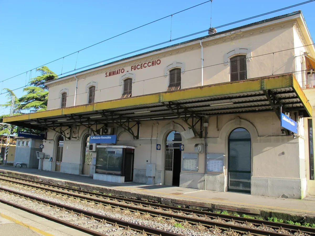 San Miniato-Fucecchio station, the train stop for truffle hunting in Tuscany around San Miniato